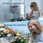 2026New 8MP 4K HD Camera AI Glasses Men 3600mAh Power Bank 32G Memory 160+ Translation Glasses Waterproof Smart Sunglasses Women