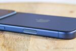 Profil droit détaillé de l’iPhone 17 Pro 256 Go avec bouton latéral