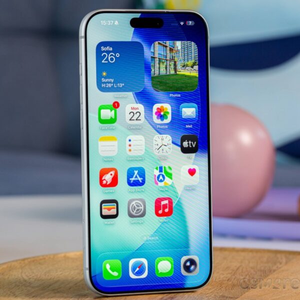 Vue avant complète de l’iPhone 17 Pro Max 256 Go et de son grand écran