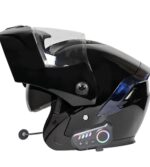 Casque modulable connecté noir avec microphone